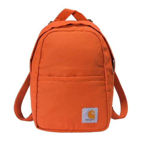 Carhartt Mini Backpack, Everyday Essentials Daypack for Men and Women, Sunstone, One Size Carhartt Backpack, Water Resistant Backpack, Gear Organizer, Best Lunch Bags, Mini Mochila, Work Gear, Light Rain, Cooler Bag, Cool Backpacks