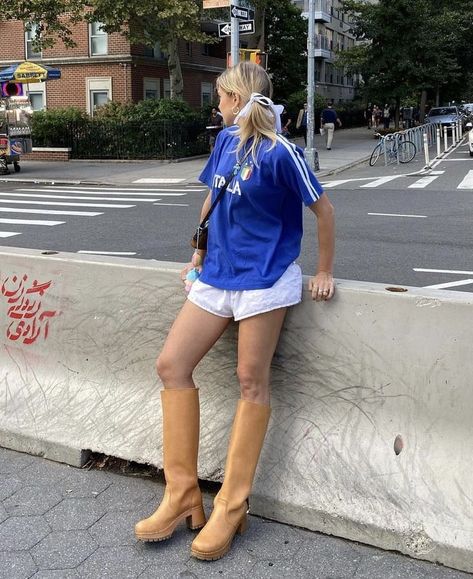 Sporty Shorts, Street Style Trends, Football Outfits, 가을 패션, Spring Summer Outfits, Fashion Killa, Aesthetic Outfits, Festival Outfits, Fashion Inspo Outfits