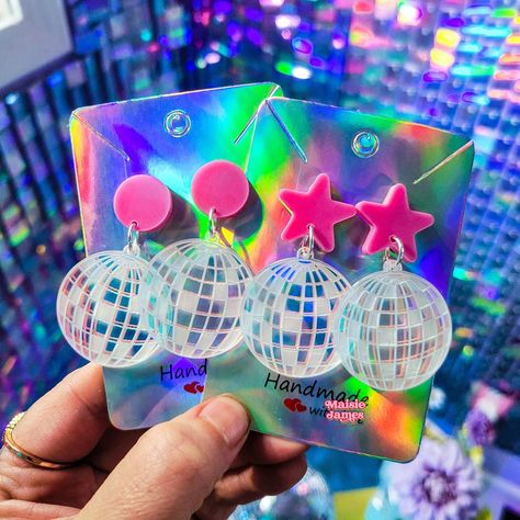 We still have a few pairs of these 💲5 disco ball earrings, grab em while they are still available ✨️ Disco Ball Earrings, Ball Earrings, Disco Ball, Sensitive Ears, Laser Engraved, Laser Engraving, Turn Ons