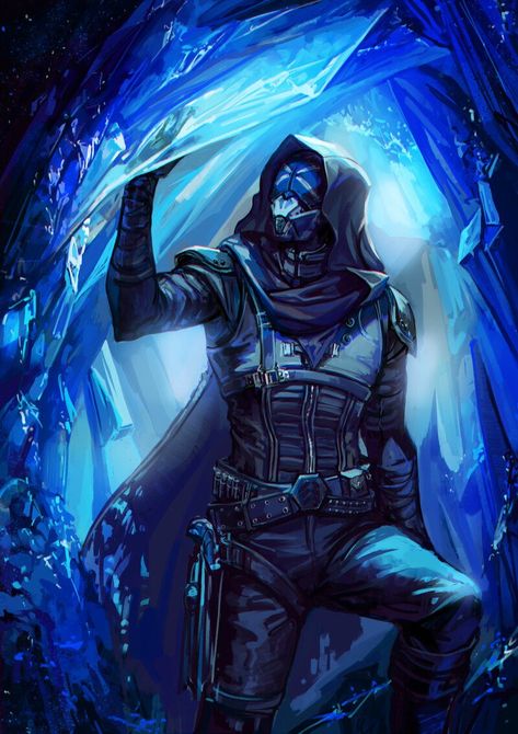 Destiny 2 Stasis Art, Destiny 2 Stasis Hunter, Stasis Destiny, Destiny 2 Stasis, Destiny Cayde 6, Destiny Fanart, Destiny Backgrounds, Hunter Wallpaper, Destiny Comic