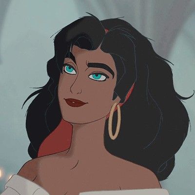 Esmeralda Icon, Esmeralda Disney, Official Disney Princesses, Travel Art Journal, Disney Princess Fashion, Walt Disney Animation, Princesa Disney, Old Disney, Black Anime Characters