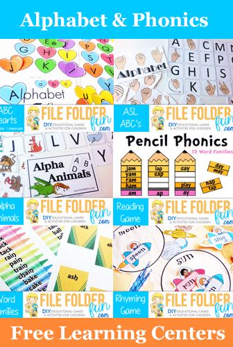 Free Printable File Folder Activities, Letter File Folder Games Free Printable, First Grade File Folder Games Free Printable, Alphabet File Folder Games, Preschool File Folder Games, Printable File Folder Games, File Folder Games Free, Third Grade Math Games, File Folder Games Preschool