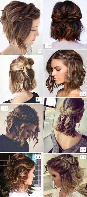 Bows Diy, Hair 2018, Peinados Fáciles Para Cabello Corto, Short Wedding Hair, Penteado Cabelo Curto, Cute Hairstyles For Short Hair, Hair Braids, Short Hair Updo, Short Hairstyle