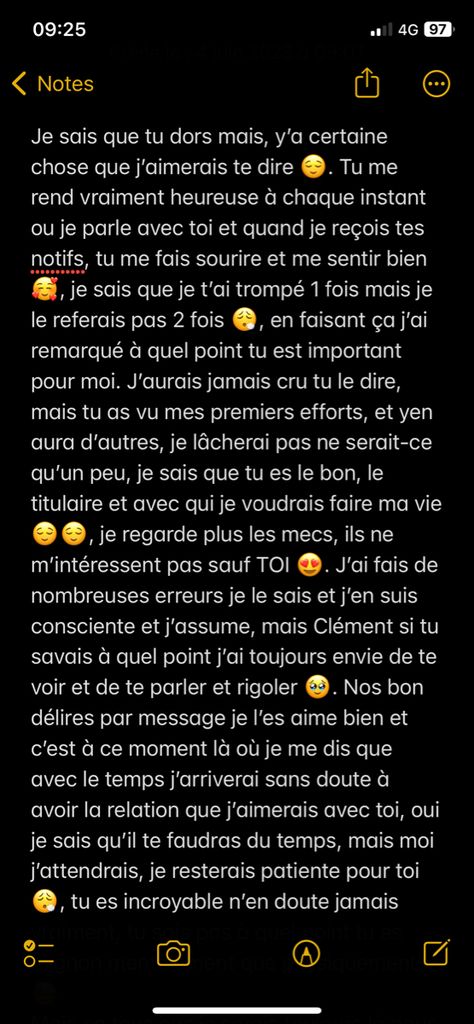 C’est une lettre d’amour pour un ex auquel j’ai trompé mais que je veux récupérer après 9 mois de ruptures… Citation Pour Son Ex, Romantic Sentences, Long Birthday Wishes, Break Up Letters, Jesus Love Images, Love Texts For Him, Neon Quotes, Hard Quotes, Text For Him