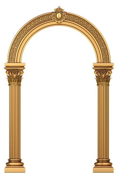 Golden luxury marble classic arch with c... | Premium Photo #Freepik #photo #frame #vintage #ornament #luxury Wedding Doodles, Pillar Design, Photoshop Backgrounds Free, Arte 8 Bits, Frame Border Design, Luxury Marble, Banner Background Images, Digital Borders Design, Temple Design