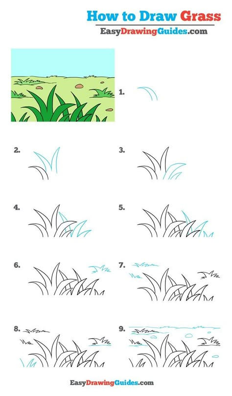 Learn How to Draw Grass: Easy Step-by-Step Drawing Tutorial for Kids and Beginners. #Grass #drawingtutorial #easydrawing See the full tutorial at https://easydrawingguides.com/how-to-draw-grass-really-easy-drawing-tutorial/. Pencil Landscape, Grass Drawing, Drawing Videos For Kids, Drawing Instructions, Tutorial Drawing, Drawing Tutorials For Beginners, Easy Drawing Tutorial, Drawing Tutorials For Kids, Drawing Step