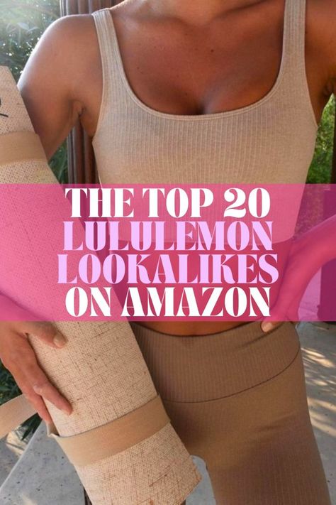 The Top 20 Lululemon Lookalikes on Amazon so you can Sweat in Style | Amazon Workout Outfits Gym Outfits Winter, Amazon Lululemon, Workout Outfit Ideas, Gym Back Workout, Gym For Beginners, Athleisure Summer, Long Sleeve Workout Shirt, Beauty Gift Guide, Spring Wedding Guest Dress