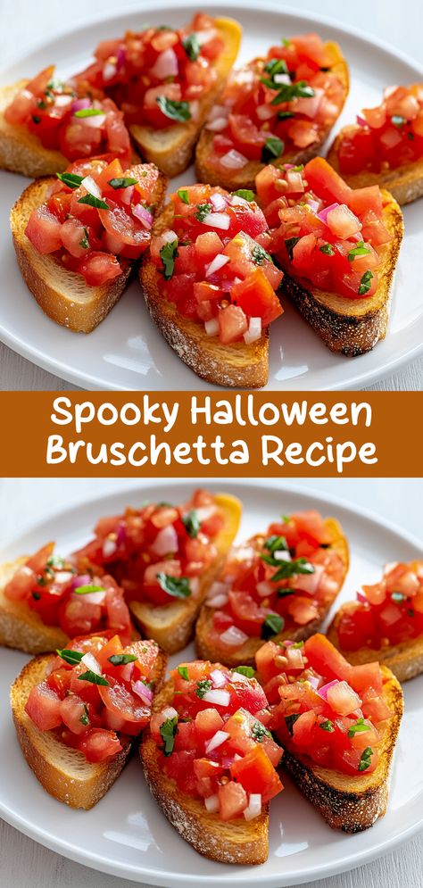 Serve up Halloween-themed bruschetta with black olives and mozzarella “eyeballs” on garlic-toasted sourdough. A festive, fun party appetizer! Halloween Bruschetta, Sourdough Bruschetta, Mozzarella Eyeballs, How To Make Bruschetta, Classic Bruschetta, Different Types Of Bread, Pumpkin Seed Recipes, Chocolate Pudding Recipes, Light Appetizers