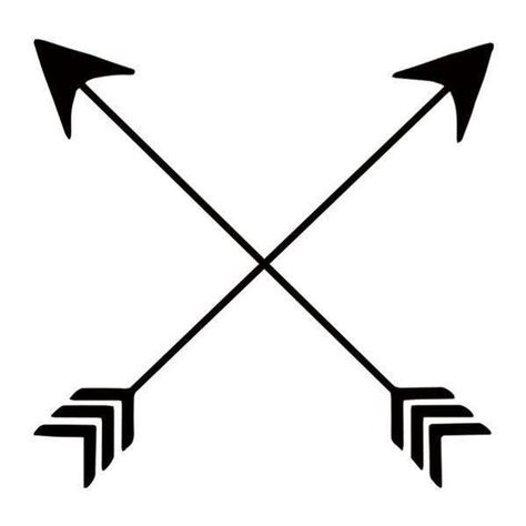 Friendship Arrow Tattoo, Crossed Arrow Tattoos, Arrows Tattoo, Meaning Of Arrow Tattoo, Tattoo Png, Tatuagem Masculina Pequena, Arrow Tattoo Design, Arrow Symbol, Native Tattoos