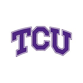 TCU Athletics Wordmark Logo Vector Tcu Horned Frogs Football, Outdoor Logos, Logo Shapes, Tcu Horned Frogs, Football Team Logos, Horned Frogs, Halloween Costume Shop, College Logo, Sports Themed Party