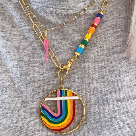 #enamelchain hashtag on Instagram • Photos and Videos Enamel Name Necklace, Handmade Spiritual Enamel Necklaces, Gold Enamel Bohemian Necklace, Gold Bohemian Enamel Necklace, Artisan Enamel Necklaces Collectible, Gemstone Artwork, Silver Link Necklace, Italian Horn, Necklace Clasps