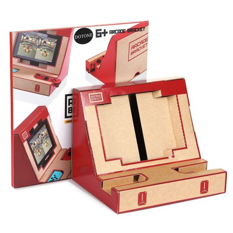 Poconic Arcade Switch Stand review #Nintendo #Switch #Gaming #Accessories #Arcade #Retro #Labo Nintendo Switch Stand, Switch Stand, Arcade Retro, Cardboard Toys, Nintendo Switch Accessories, Iphone Instagram, Retro Arcade, Diy Holder, Could Play