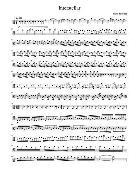 Interstellar Arrangement for Viola Solo Sheet music for Viola (Solo) | Musescore.com Voila Song, Notes For Violin, Viola Notes, Viola Sheet Music For Beginners, Free Viola Sheet Music, Viola Sheet Music Popular Songs, Flute Sheet Music Disney, Interstellar Piano Notes, Taylor Swift Viola Sheet Music