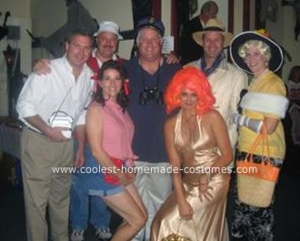 Gilligan's Island:  Site has tons of make-it-yourself group costume ideas Gilligans Island Costume Group, Gilligans Island Halloween Costumes, Gillian’s Island Costume, Gilligans Island Costume, Gillian Island, Ginger Halloween, Gold Long Dress, Gilligans Island, Gilligan’s Island