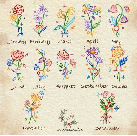 Tattoo June Birth Month, Claire Tattoo, Grand Parents, Tattoos For Women Flowers, Book Writing Inspiration, Month Flowers, Drawing Inspo, Birth Month Flowers, Tattoo Flash