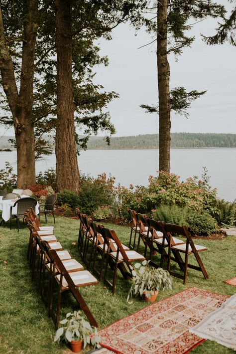 Rustic Island, Lake House Wedding, Wedding Ceremony Ideas, June Bug, Lakeside Wedding, Ceremony Inspiration, Lake Wedding, Wedding Aisle, Island Wedding