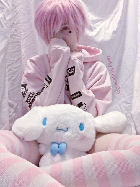 Pastel Femboy Outfit, Kawaii Boy Outfits, Femboy Outfits Ideas Male, Fem Boy Outfits, Gender Fluid Fashion, Kawaii Boy, Kawaii Clothes, Edgy Outfits, Aesthetic Outfits