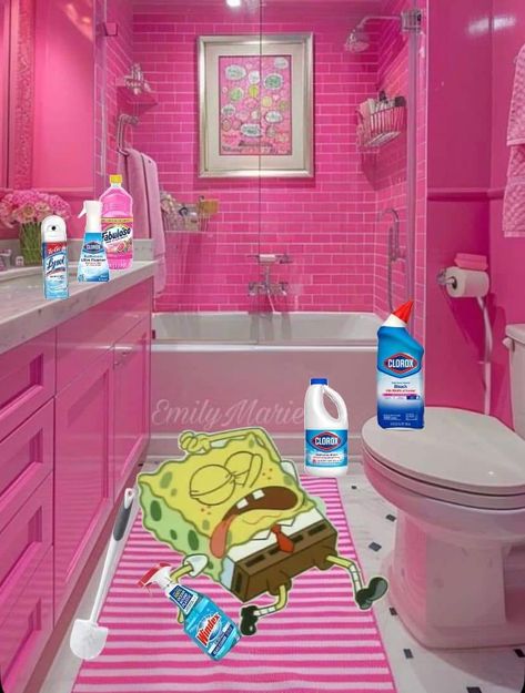 me after mixing random chemicals to clean the bathroom with the door shut🤣💀😮‍💨🥴 Spongebob Bathroom, Clean The Bathroom, Spongebob Meme, Bathroom Cleaning, The Bathroom, The Door, Chemicals, Doors