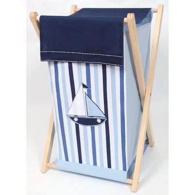 Sailor Room, Nautical Baby Room, Natural Stain Wood, Wood Stain Colors, Nursery Storage, Nautical Baby, Nautical Nursery, Crib Bedding Sets, Laundry Hamper