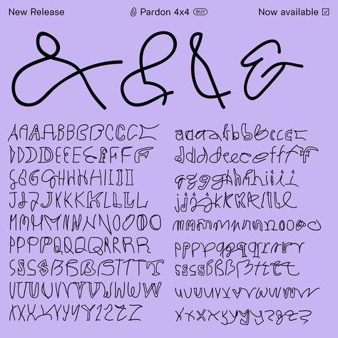 We talk to the graphic designer behind PFA about two very different typefaces, one which emulates handwriting, the other mimicking type-written game console fonts. Type Faces Fonts, Interesting Typefaces, Different Types Of Handwriting, Font Styles Handwriting, Hand Writing Font, Font Websites, Text Wrap, Handwritten Typeface, Hand Drawn Font