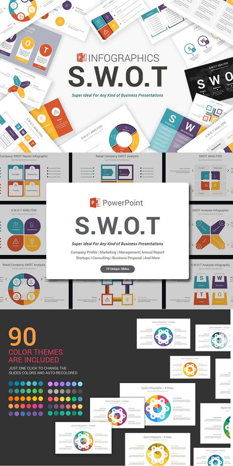 Top 70 Swot analysis Infographics For Business PowerPoint Templates Big Collection of Modern Swot analysis diagrams slides to convert your data visually into an amazing presentation. With 70 fully editable slides, infographics, and diagrams. Over 6500 professional icons included. You can flawlessly move, resize or change colors throughout your presentation slides. Powerpoint Infographic, Sales Deck, Professional Icon, Swot Analysis, Startup Company, Business Powerpoint Templates, Business Proposal, Pink Paper, Presentation Slides