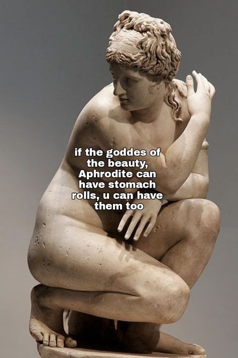 Aphrodite Stomach Rolls, Belly Rolls Aesthetic, Belly Rolls Positive, Goddess Body Type, Aphrodite Images, Aphrodite Body Type, Stomach Rolls, Greek Mythology Stories, Belly Rolls