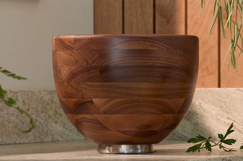 Evergreen Design Series | KitchenAid Kitchenaid Wooden Bowl, Kitchenaid Wood Bowl, Copper Kitchenaid Mixer, White Kitchen Aid, Kitchenaid Bowl, Aesthetic Building, Wall Oven Microwave, Kitchen Suite, Kitchenaid Artisan