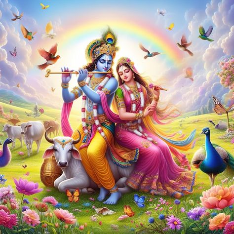 Shree Krishna And Radha, Quotes Artwork, Jay Shree Krishna, Krishna And Radha, Radha Krishna Holi, Krishna Drawing, Holi Special, Shiva Lord Wallpapers, Lord Krishna Wallpapers