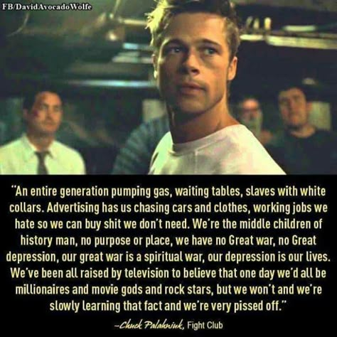 Great quote | Fight Club | Know Your Meme Funny Memes About Men, Memes About Relationships, Club Quote, Best Quotes Ever, About Relationships, Funny Thoughts, Relationship Memes, Funny Words, Funny Relationship