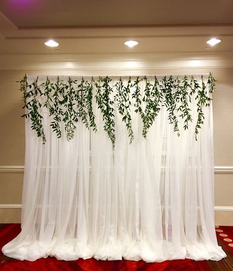 Easter Backdrop Ideas Church, Valentines Dance Ideas, Wedding Ribbon Backdrop, Store Layout Ideas, Valentines Dance, Ribbon Backdrop, Easter Backdrop, Graduation Open House, Graduation Open Houses