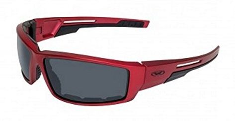 Red Goggles, Biker Sunglasses, Motorcycle Sunglasses, Metallic Frame, Atv Riding, Red Sunglasses, Sunglasses Men, Red Frame, Glasses Sunglasses