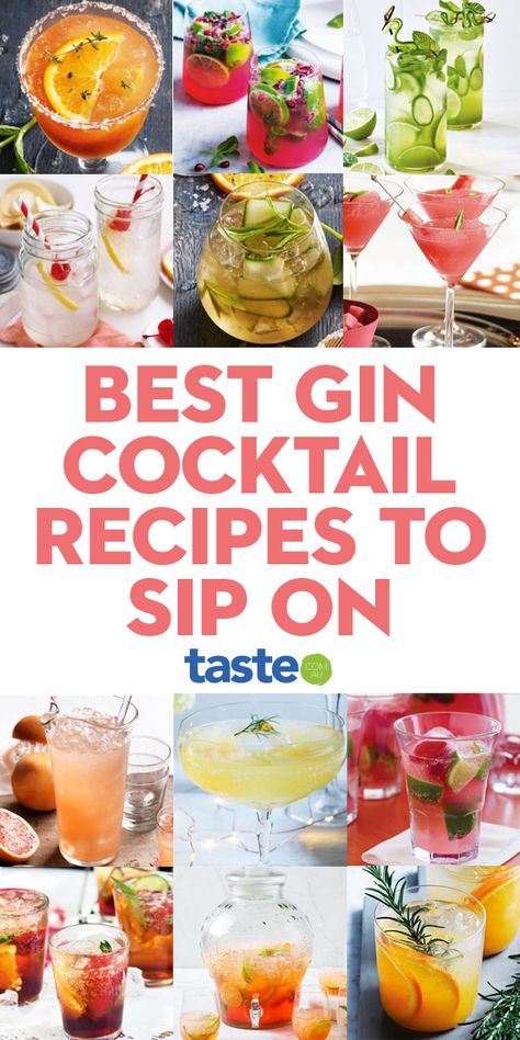 Get summer started and make the most the most of the warm weather with one of our easy-to-make gin cocktails. Enjoy some of our favourite adults-only drinks from a classic G&T, to a gin punch or even a refreshing gin slushie. Gin Drinks Summer, Gin Drinks Easy Classic Cocktails, Gin Punch Recipe Easy, Gin Drinks Easy, Cocktails Recipes Gin, Gin Slush Recipe, Gin Drinks Recipes, Gin Cocktails Recipes, Gin Cocktails Easy