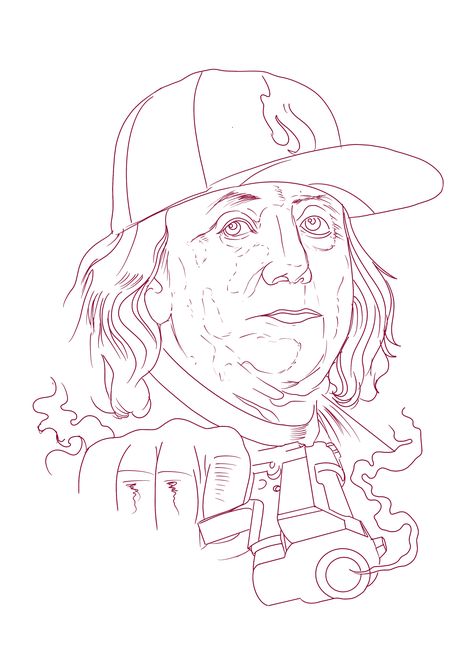 Benjamin Franklin Tattoo Stencil, Tattoo Stincles, Men Tattoo Stencil, Tattoo Outline Drawing Stencil Ideas, Easy Tattoos To Draw, Half Sleeve Tattoos Sketches, Character Tattoos, Egyptian Tattoo Sleeve, Rose Drawing Tattoo