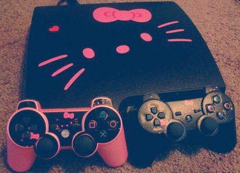 Hello Kitty Xbox Pink Obsessed, Hello Kitty Games, Kitty Play, Art Walls, Charmmy Kitty, Trashy Y2k, Game Controllers, Hello Kitty Items, Game System