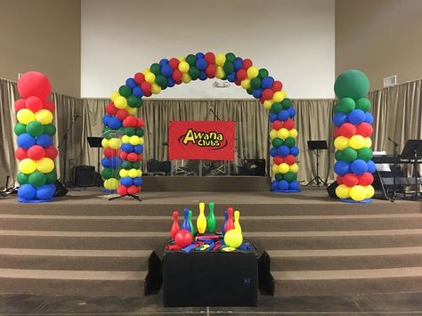 Awana Sparks Classroom, Awana Decorating Ideas, Awana Store Ideas, Awana Awards Night Ideas, Awana Theme Night Ideas, Awana Cubbies Classroom, Opening Ceremony Ideas, Awana Theme Nights, Awana Games