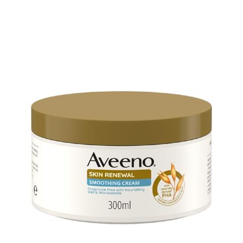 Aveeno Skin Renewal Smoothing Cream, 24-Hour Hydration, Smooths Rough, Dry and Bumpy Skin, with Prebiotic Oat, Naturally Derived PHA & Niacinamide, Fragrance-Free, Suitable for Dry Sensitive, 300ml : Amazon.co.uk: Beauty Rough Bumpy Skin, Skin Care Salon, Keratosis Pilaris, Bumpy Skin, Dermatological Skin Care, Skin Care Spa, Skin Care Range, Smoother Skin, Skin Care Moisturizer