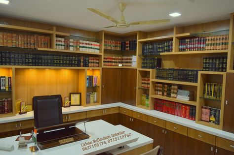 Lawyer Office Interior, Advocate Office, Office Cabin Design, Office Cabin, Lawyer Office, Simple Interior Design, Studying Library, Book Cabinet, Office Space Design