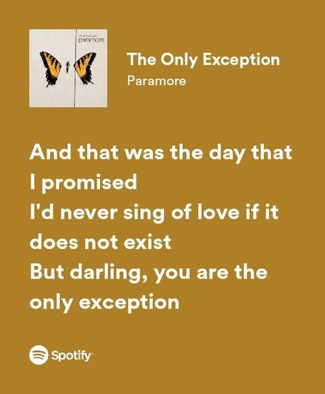 Only Exception Paramore Spotify, The Only Exception Spotify, Paramore Lyrics Spotify, The Only Exception Lyrics, Paramore Song Lyrics, Paramore Spotify, The Only Exception Paramore, Lyric Collage, Annie Cresta