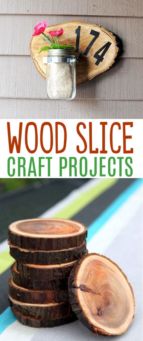 Wood Projects For Craft Fair, Diy Crafts With Wood Slices, Log Slice Crafts Diy Ideas, Crafts To Do With Wood Slices, Log Circles Wood Slices, Slices Of Wood Projects, Raw Wood Crafts, Wood Cookies Diy Tree Slices, Crafts With Cedar Wood