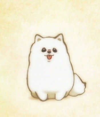 Cute Fluffy Dog Drawing, How To Draw Pomeranian, Pomeranian Tattoo Minimalist, Anime Pomeranian, Kawaii Puppy Drawing, Pomeranian Drawing Simple, Pomeranian Puppy Drawing, Fluffy Dog Drawing, Pomeranian Doodle