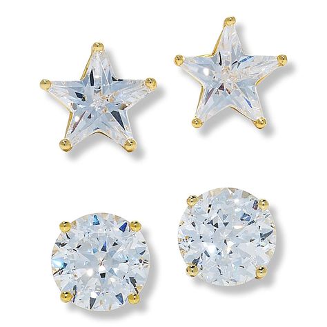 Star earrings stud