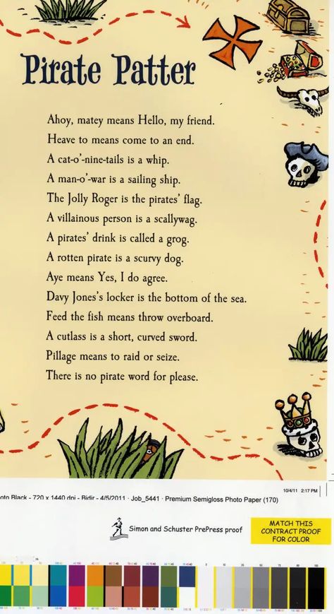 Pirate Poems Pirate Terms, August Beach, Pirate Drinks, Pirate Words, Pirate Talk, Pirate Week, Pirate Songs, Pirate Quotes, Counting Rhymes