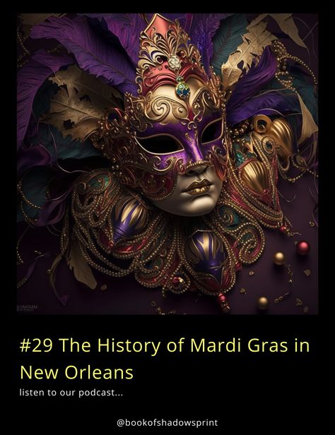 Mardi Gras is a popular festival that takes place every year in various parts of the world. Listen to our podcast for the full story! Carmen Aesthetic, Madi Gras, Mardi Gras Decor, Pagan Festivals, New Orleans Mardi Gras, Diamond Drawing, Mardi Gras Decorations, Venetian Masks, Charm Collection