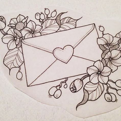 Thank you so much to Kat for the lovely envelope drawing and for also putting this permanently on my skin  @katgomboc  #tattoo #art #envelope #hamiltontattoo #feministtattooartist #thankyou #vsco #blueberries Letter Envelope Drawing, Traditional Envelope Tattoo, Envelope Drawing Ideas, Envelope Drawing, Love Letter Tattoo, Envelope Tattoo, Tattoo Sonne, Letters Ideas, Peacock Tattoo