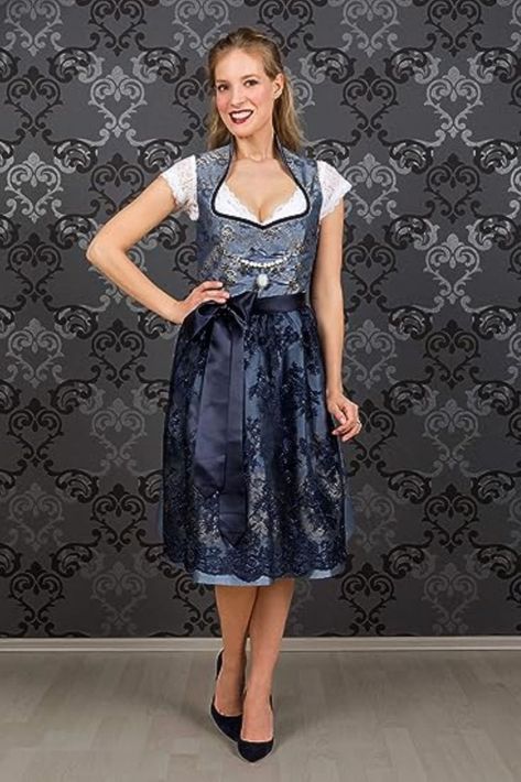 Dirndl Outfit, Blue