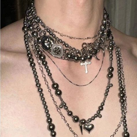 1-8 Which necklace fits your style? Get them at rockndollstore.com. 🦇🖤🦇 🦇FREE SHIPPING Worldwide🦇 . . . #gothclothes #altgoth #alternativelook #goth #gothic #gothgirl #alternativestyles #gothootd #fashionideas #gothaesthetic #gothfashion #darkfashion #gothlife #gothvibes #ootd #altfashion #gothbabe #gothmodel #gothstyle #black #metal #metalgirl #gothicstyle #metalheadgirl #outfitinspo #gothicfashion #outfitinspiration #metalchick #gothgrunge #gothicgirl Metalhead Girl, Metal Chicks, 90s Goth, Alt Goth, Goth Model, Multi Layer Necklace, Metal Girl, Goth Aesthetic, Style Party