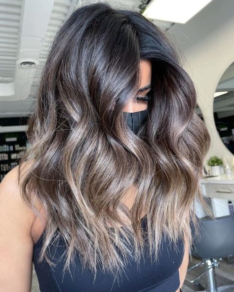 Ash Brown Ombre for Warm Skin Tones Light Brown Balayage, Beige Blonde Hair, Ash Blonde Hair Colour, Brown Ombre Hair, Ash Brown Hair, Ash Blonde Balayage, Brunette Balayage Hair, Brown Hair Balayage, Brown Balayage