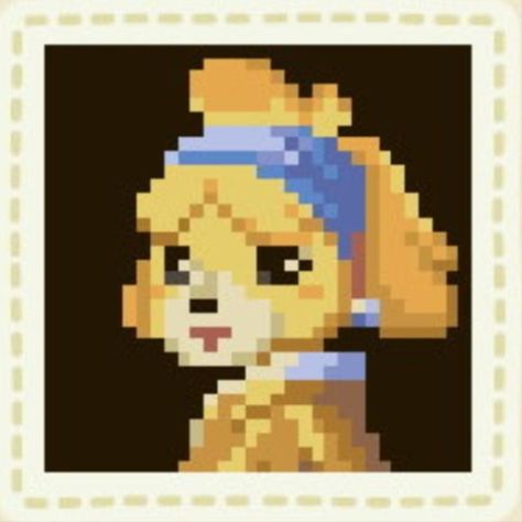 32x32 Pixel Art Grid, Animal Crossing 3ds, Animal Crossing Funny, Easy Pixel Art, Pixel Art Templates, Animal Crossing Characters, Pixel Drawing, Pixel Art Grid, New Animal Crossing