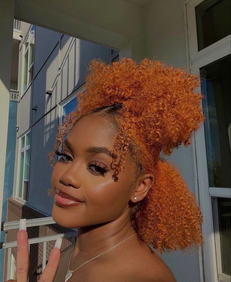 Claw Clip Hairstyle, Clip Hairstyle, Hair Dye Tips, Natural Hair Cuts, Beautiful Black Hair, Hair Tint, Quick Natural Hair Styles, Ginger Hair Color, Natural Afro Hairstyles