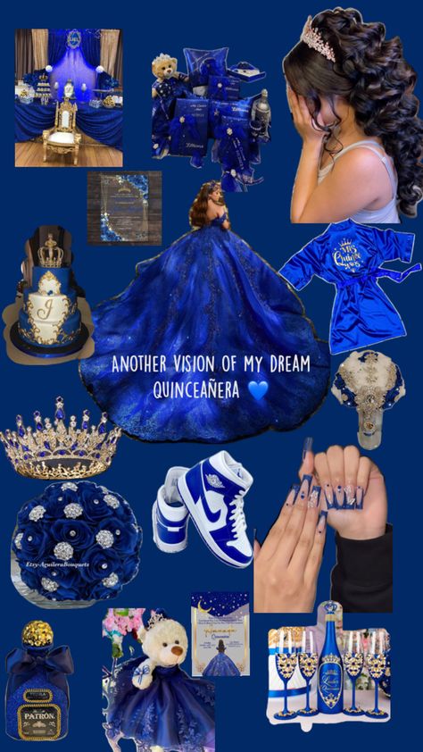 Chambelanes Outfits Quinceanera Blue, Royal Blue Quinceanera Ideas, Navy Blue Quinceanera Ideas, Royal Blue Quinceanera Theme, Blue Quinceanera Ideas, Blue Quinceanera Theme, Quinceanera Blue, Royal Blue Quinceanera Dresses, Royal Blue Quince